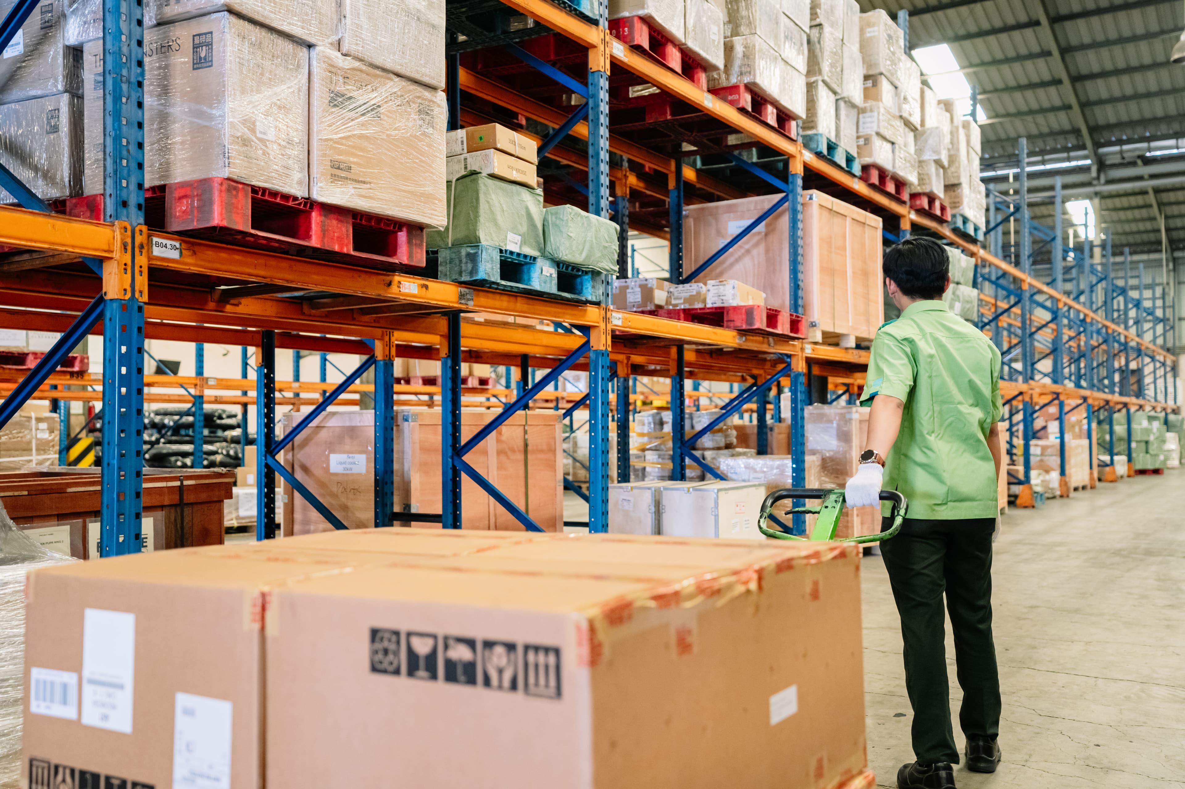 Warehouse background