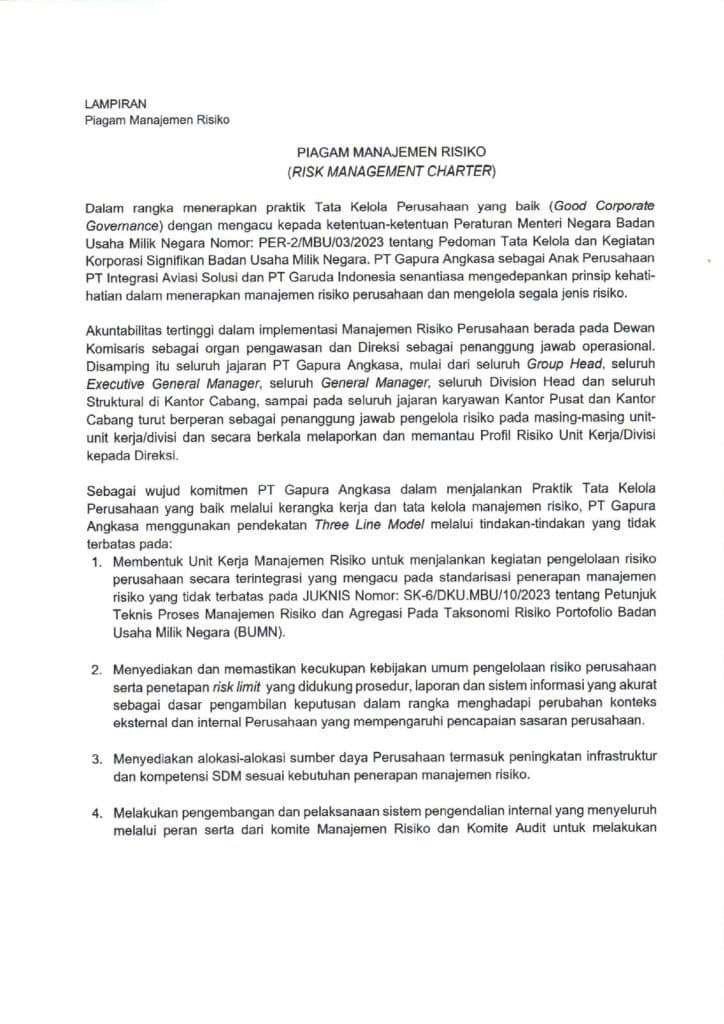 Kebijakan Manajemen Risiko 2